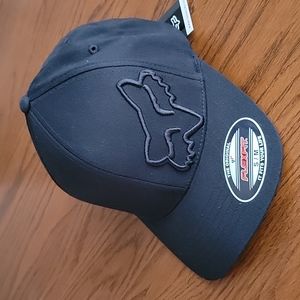 Fox Racing Flexfit Hat Black Size S/M